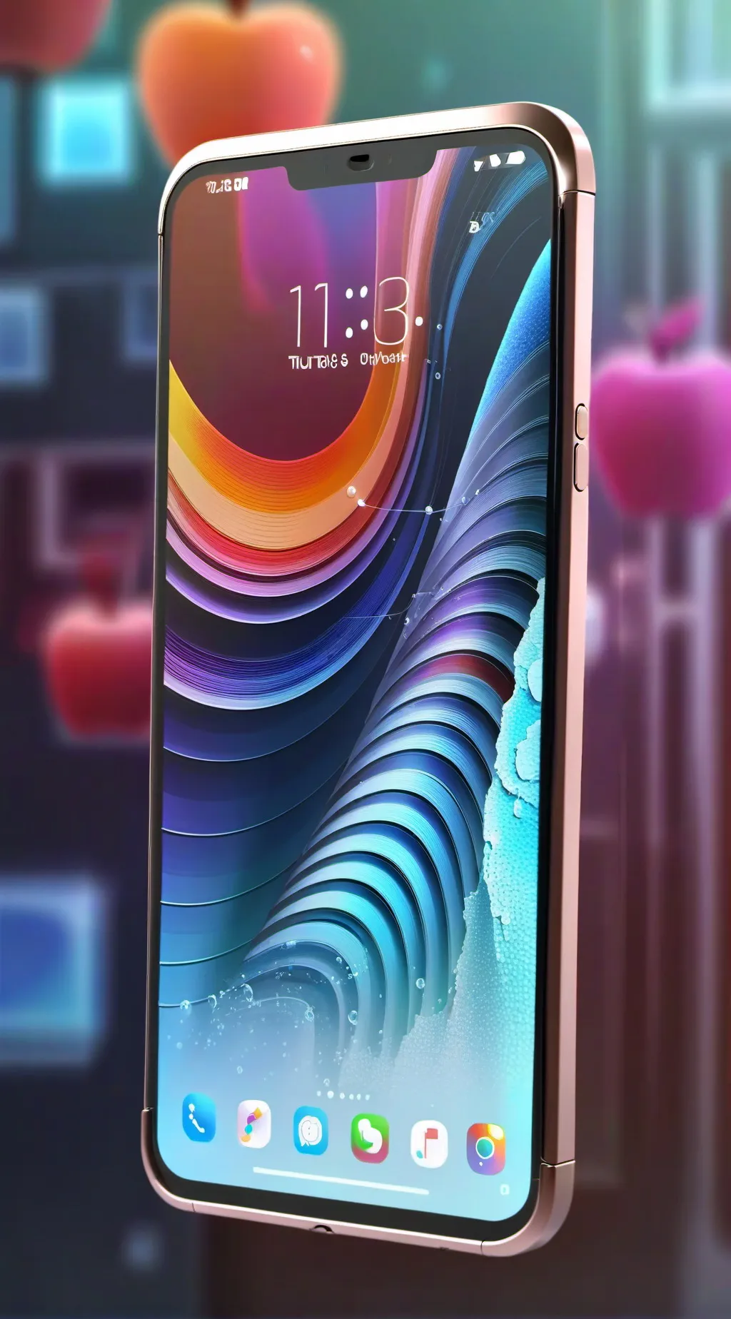 ai character: ur girlfriend haha background