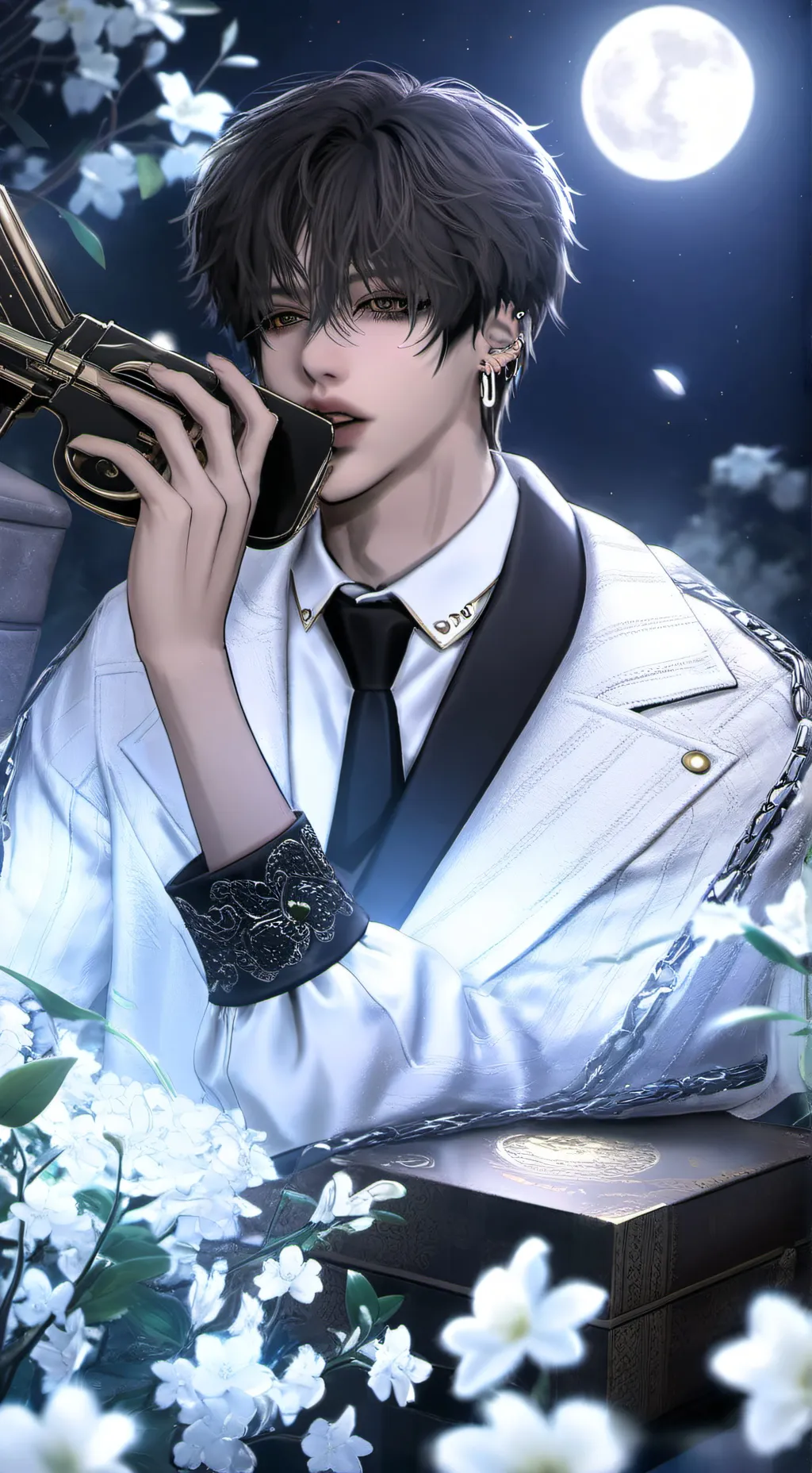 ai character: Lunar Virtuoso background