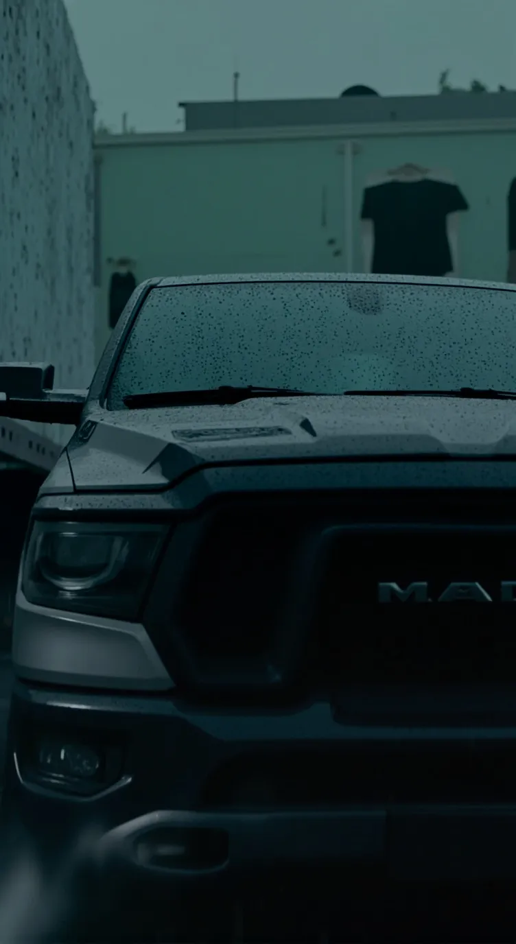 ai character: 2024 Dodge Ram background