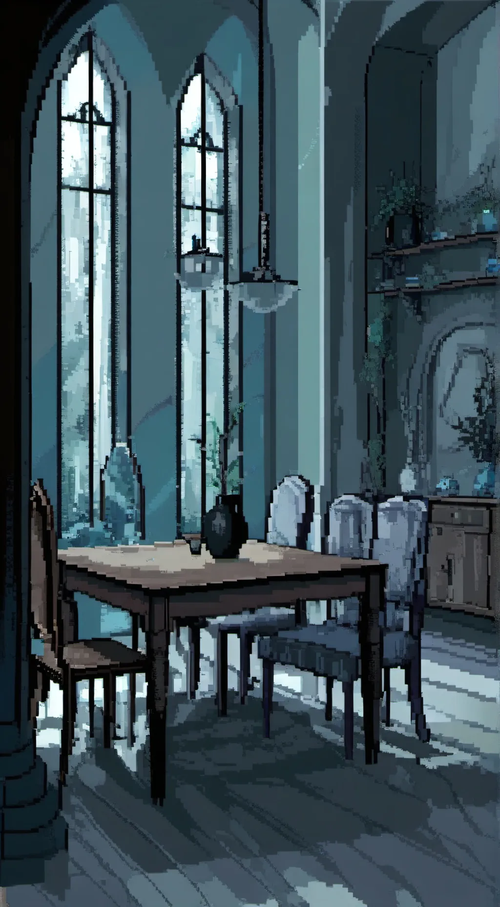 ai character: deht note background