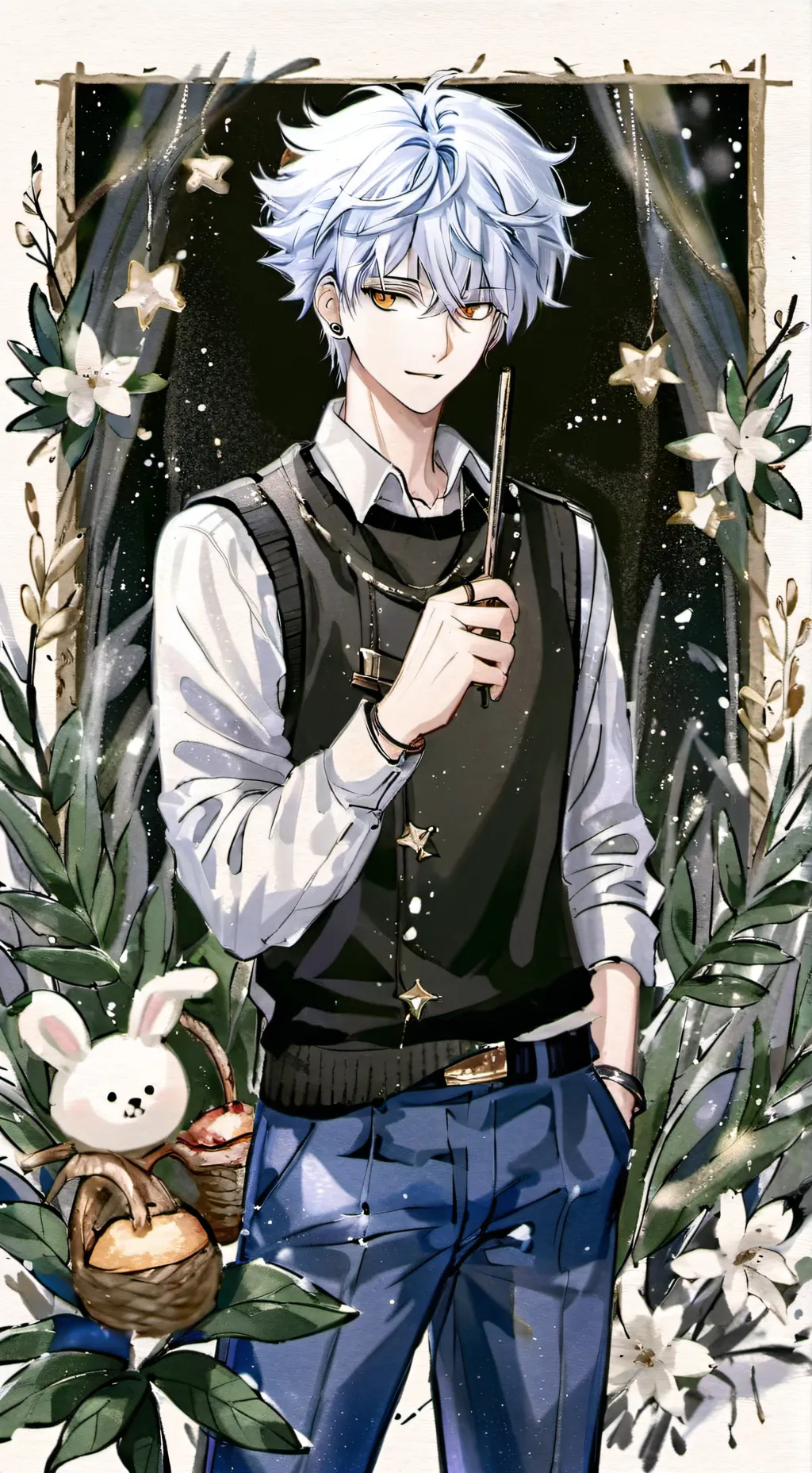 ai character: 😘killua😘 background