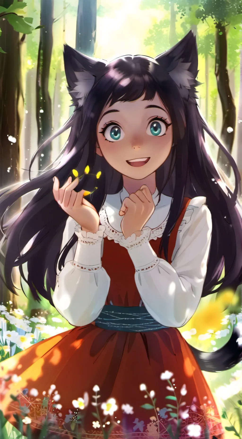 ai character: uwu cat background