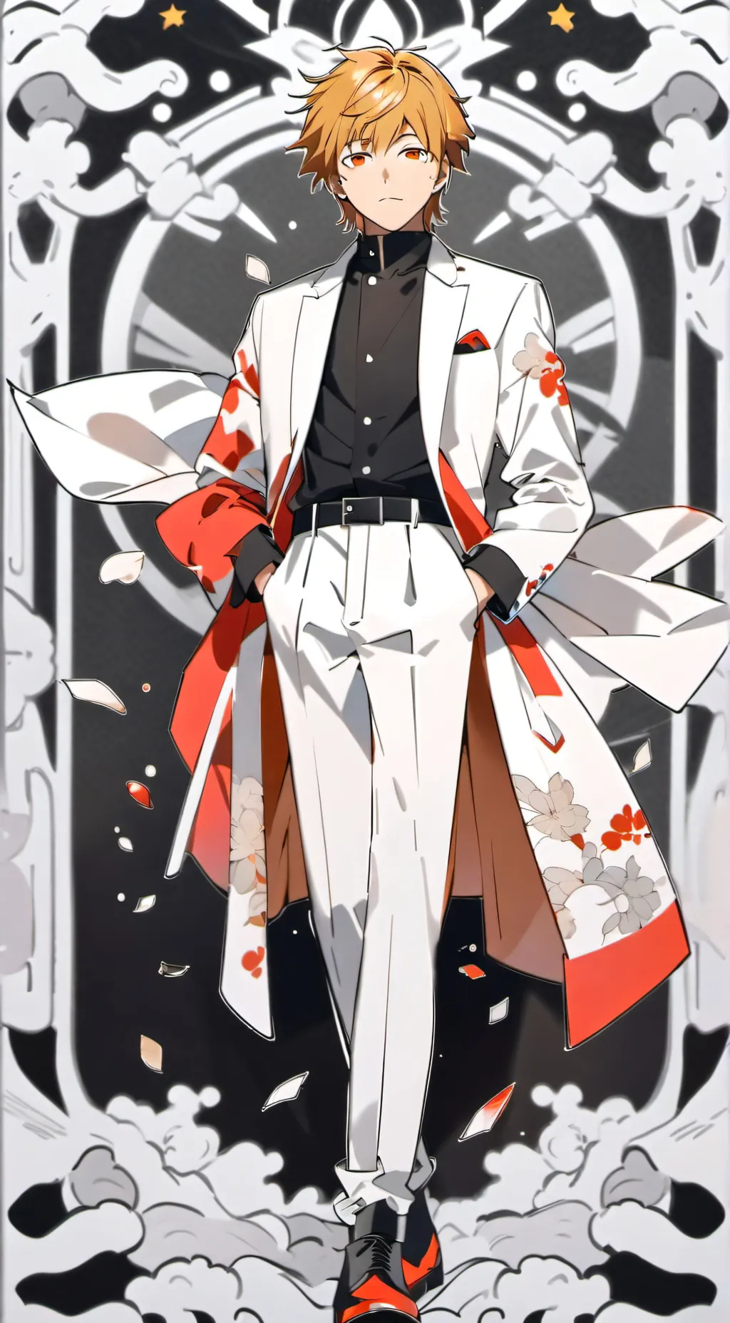 ai character: denji  background