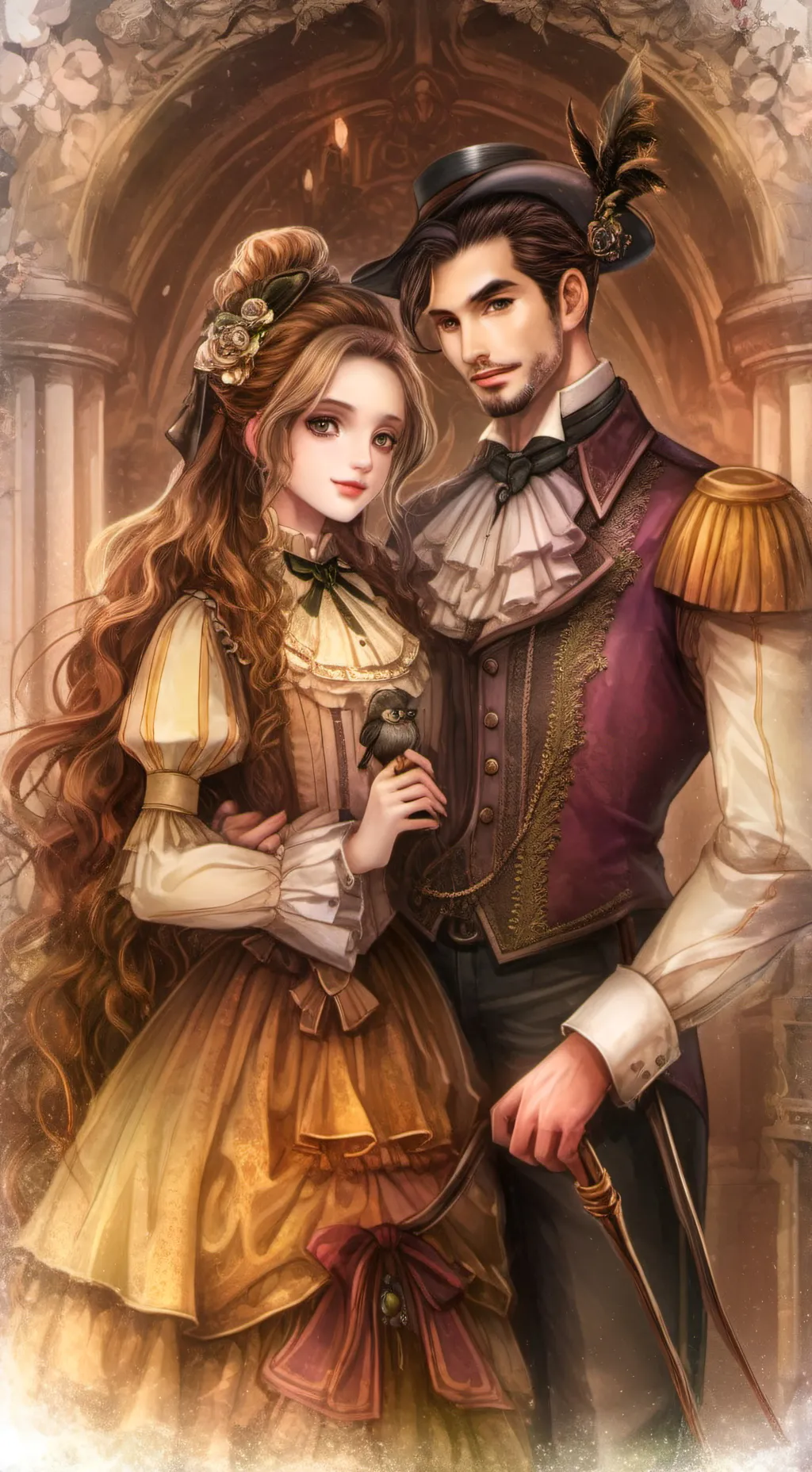 ai character: ★famille royal★ background