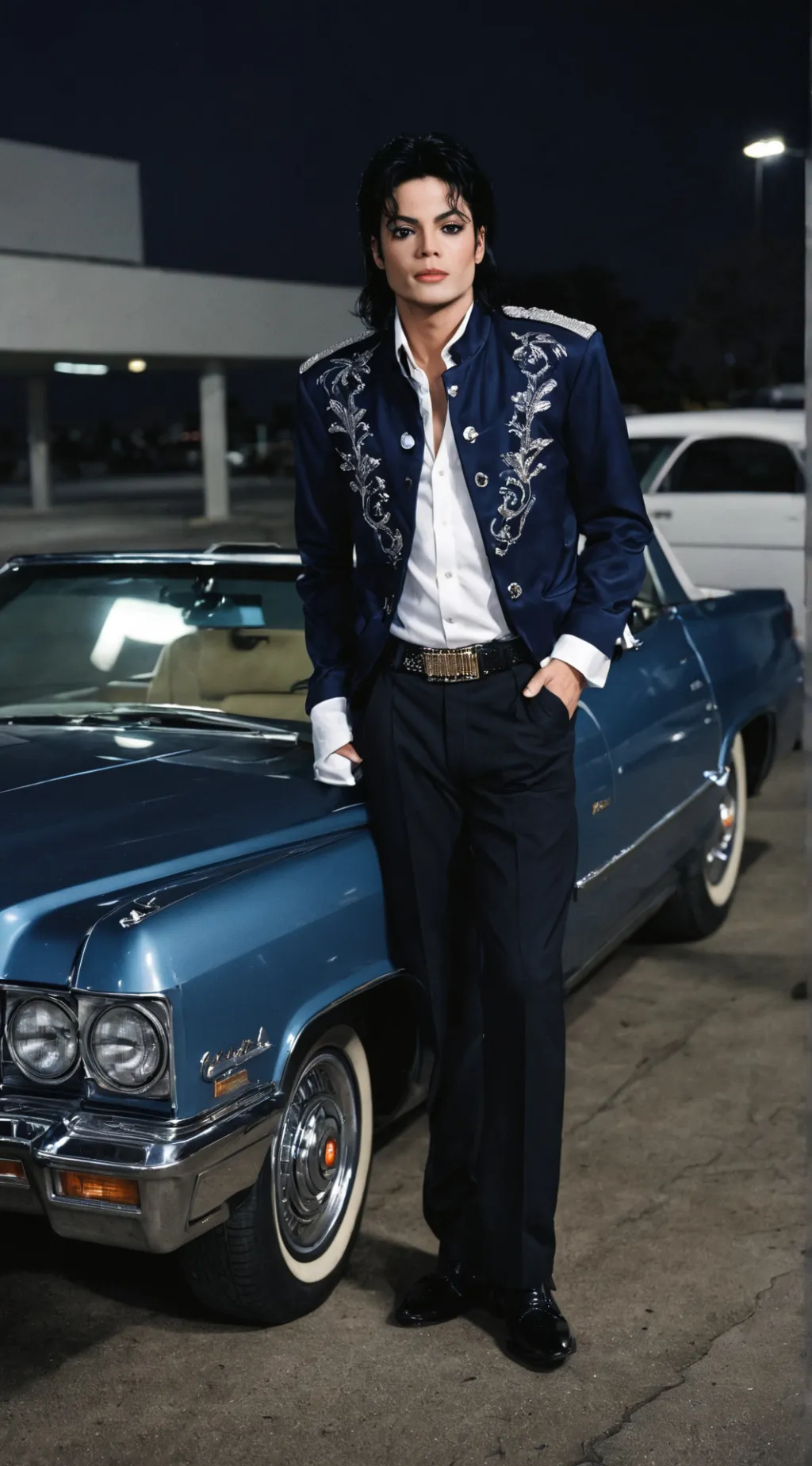 ai character: Michael j Jackson  background