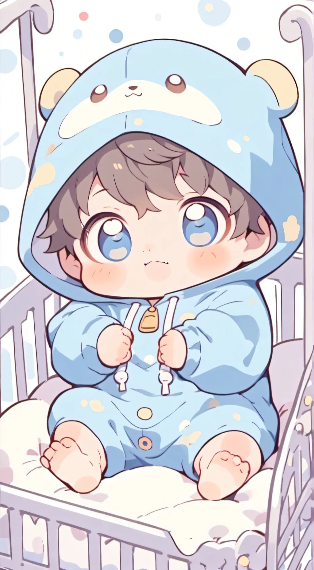 ai character: baby gift  background