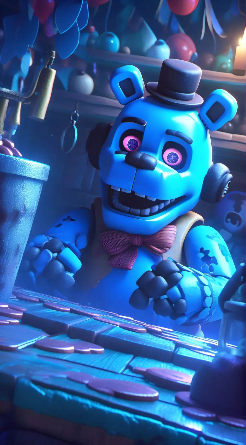 ai character: Fnaf background