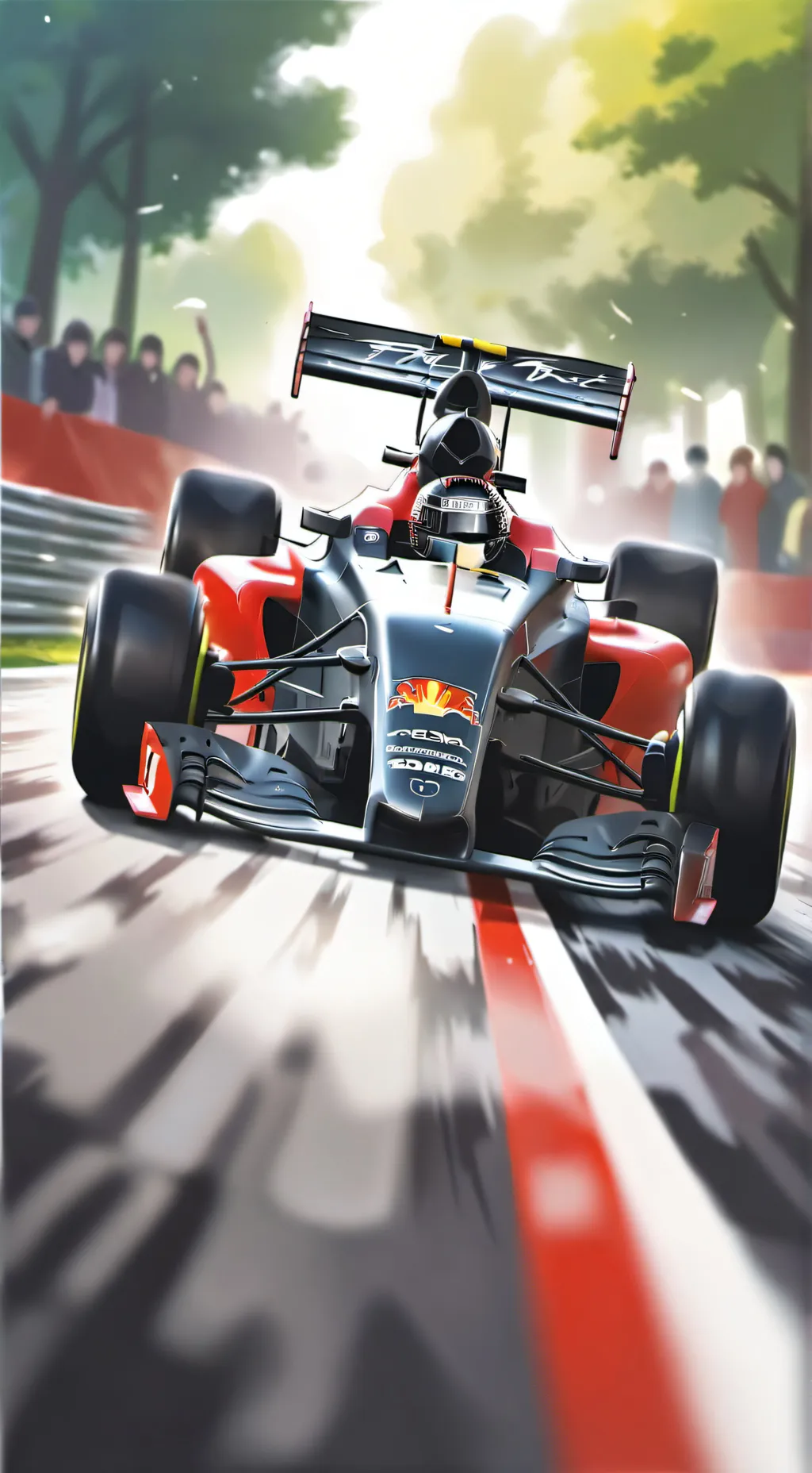 ai character: your carire in F1 background