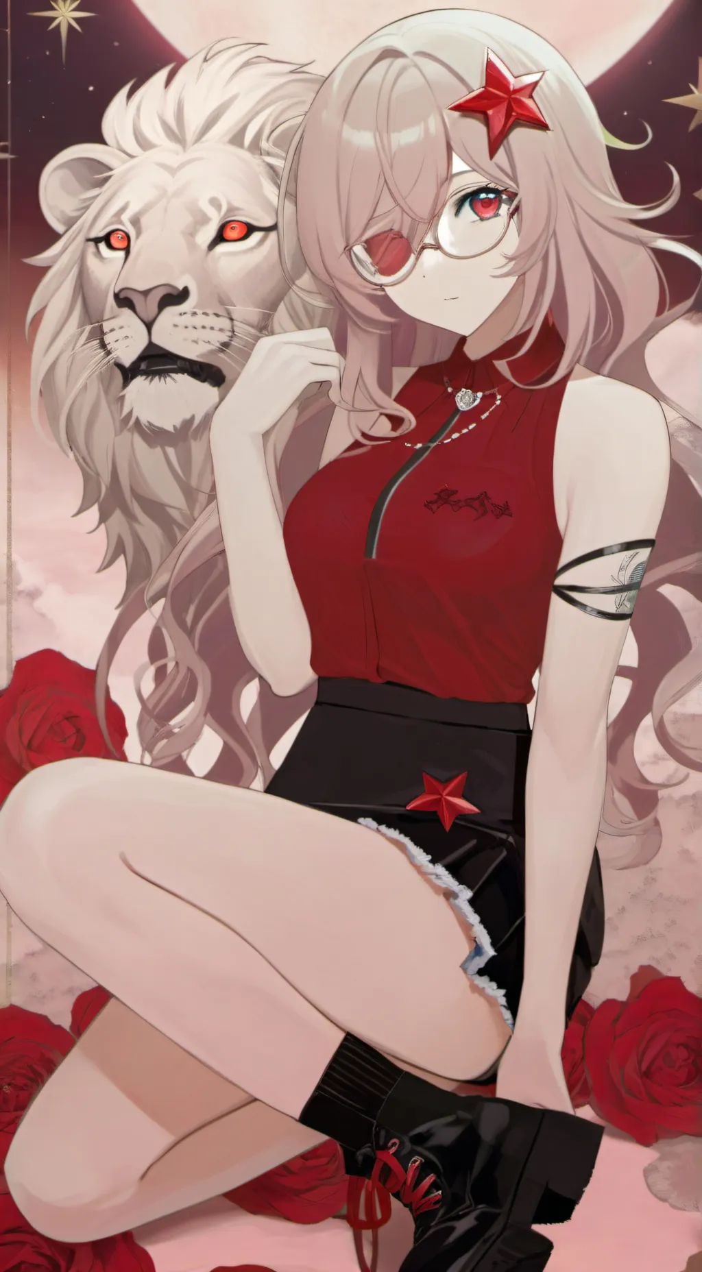 ai character: ⚡🦁~Nala~🦁⚡ background