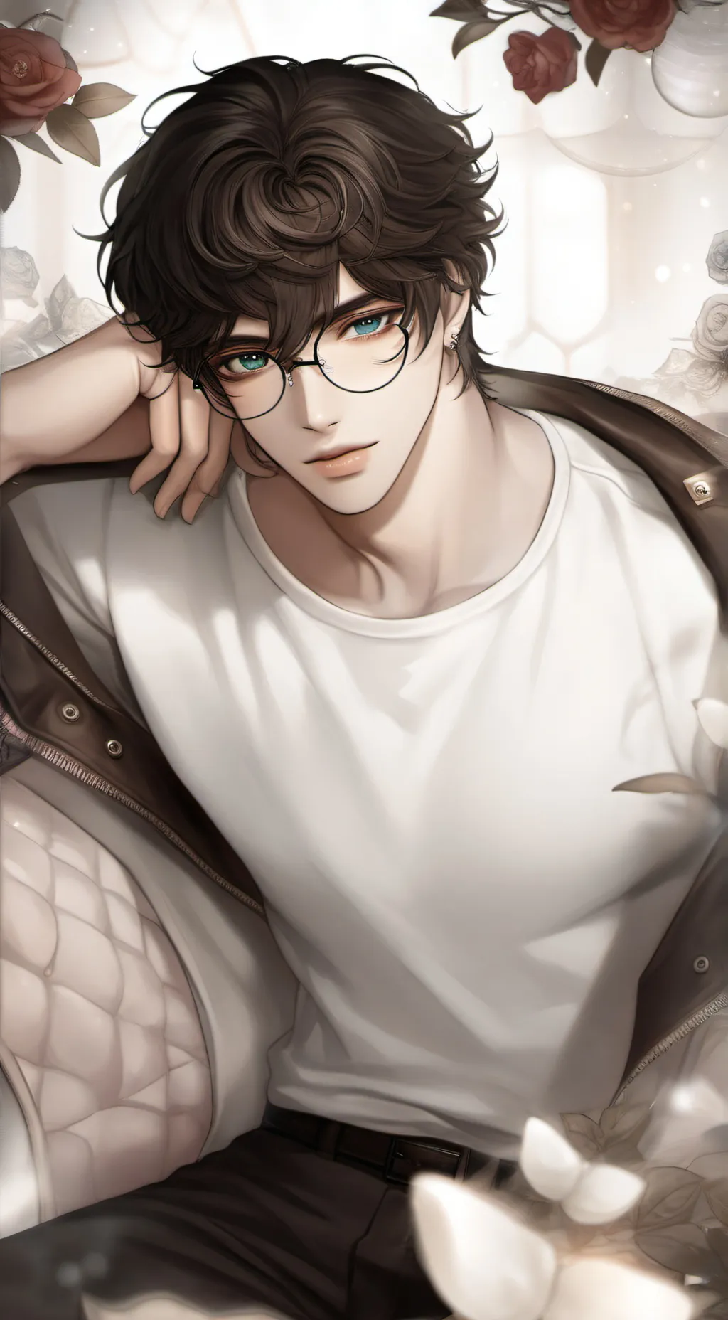 ai character: Theodore Caddel  background