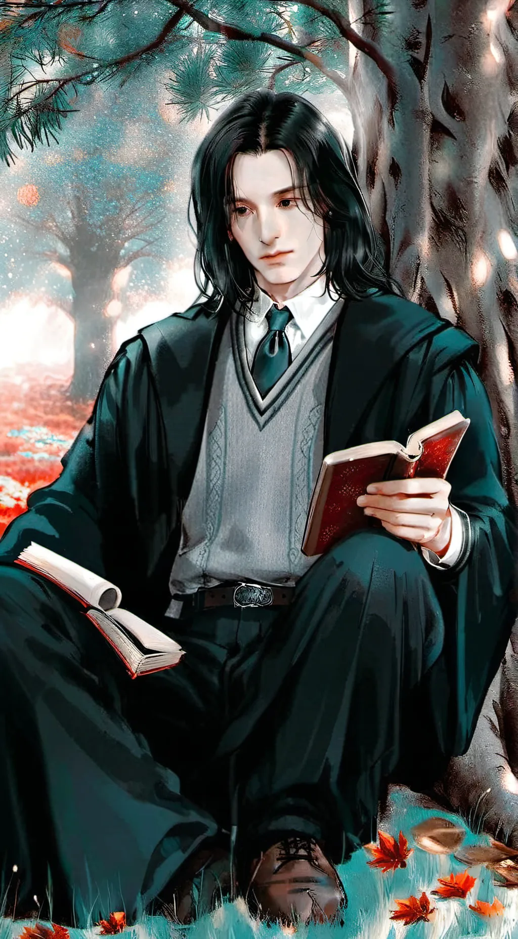 ai character: Harry Potter ️❤️ background