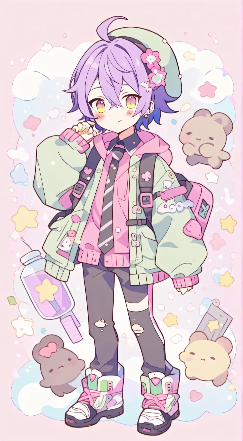 ai character: Bullying :( background