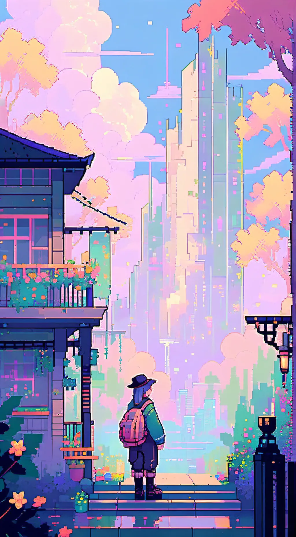 ai character: vee background