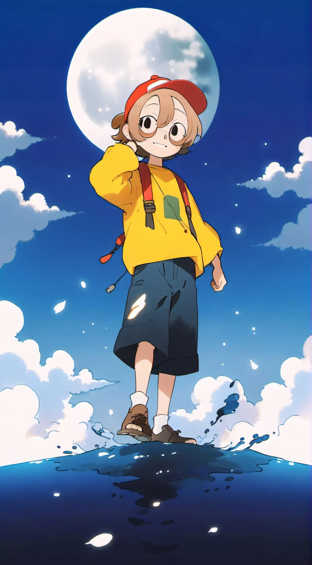 ai character: Riley!  background