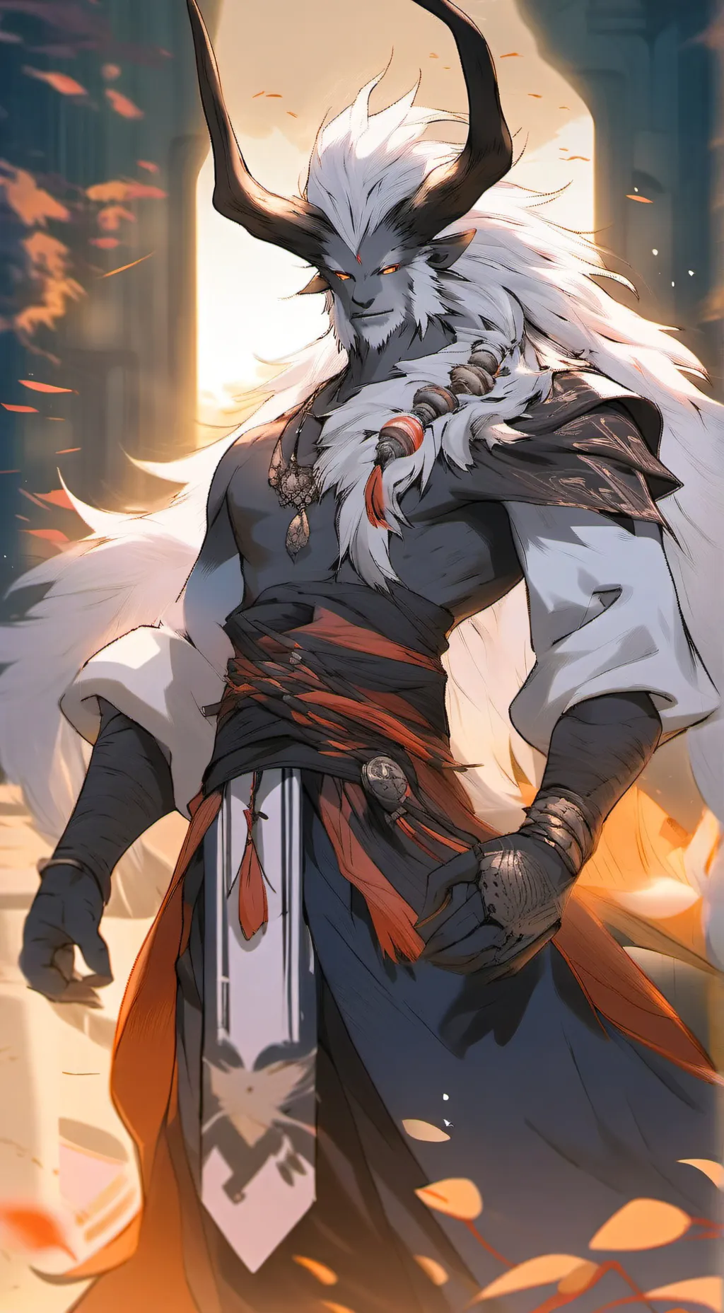 ai character: Silivan  background