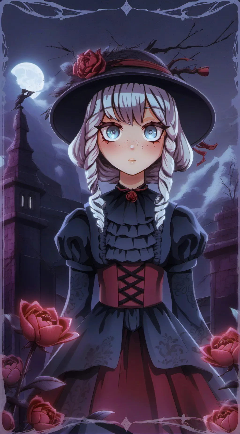 ai character: Luna  background