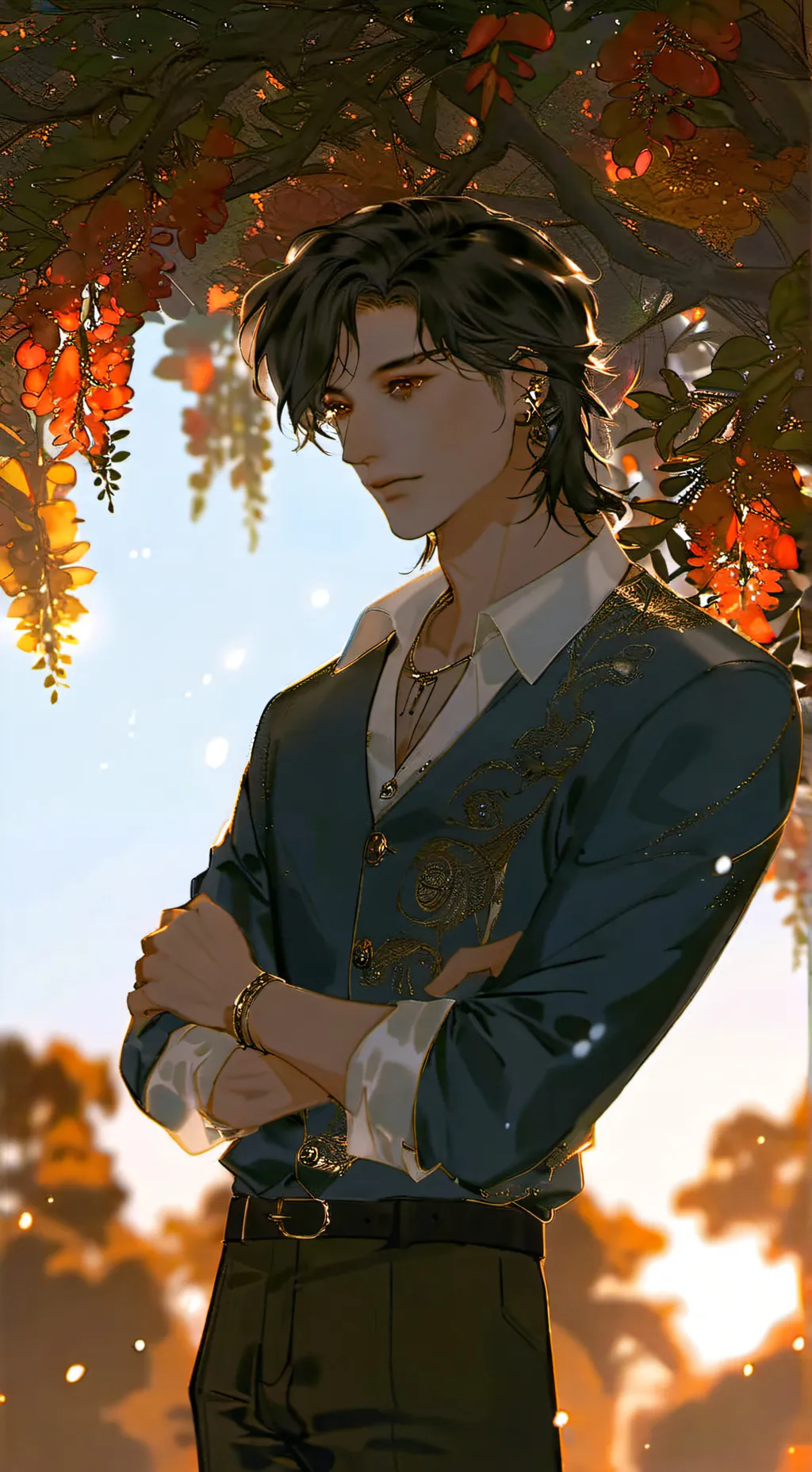 ai character: Your Bf😍 background