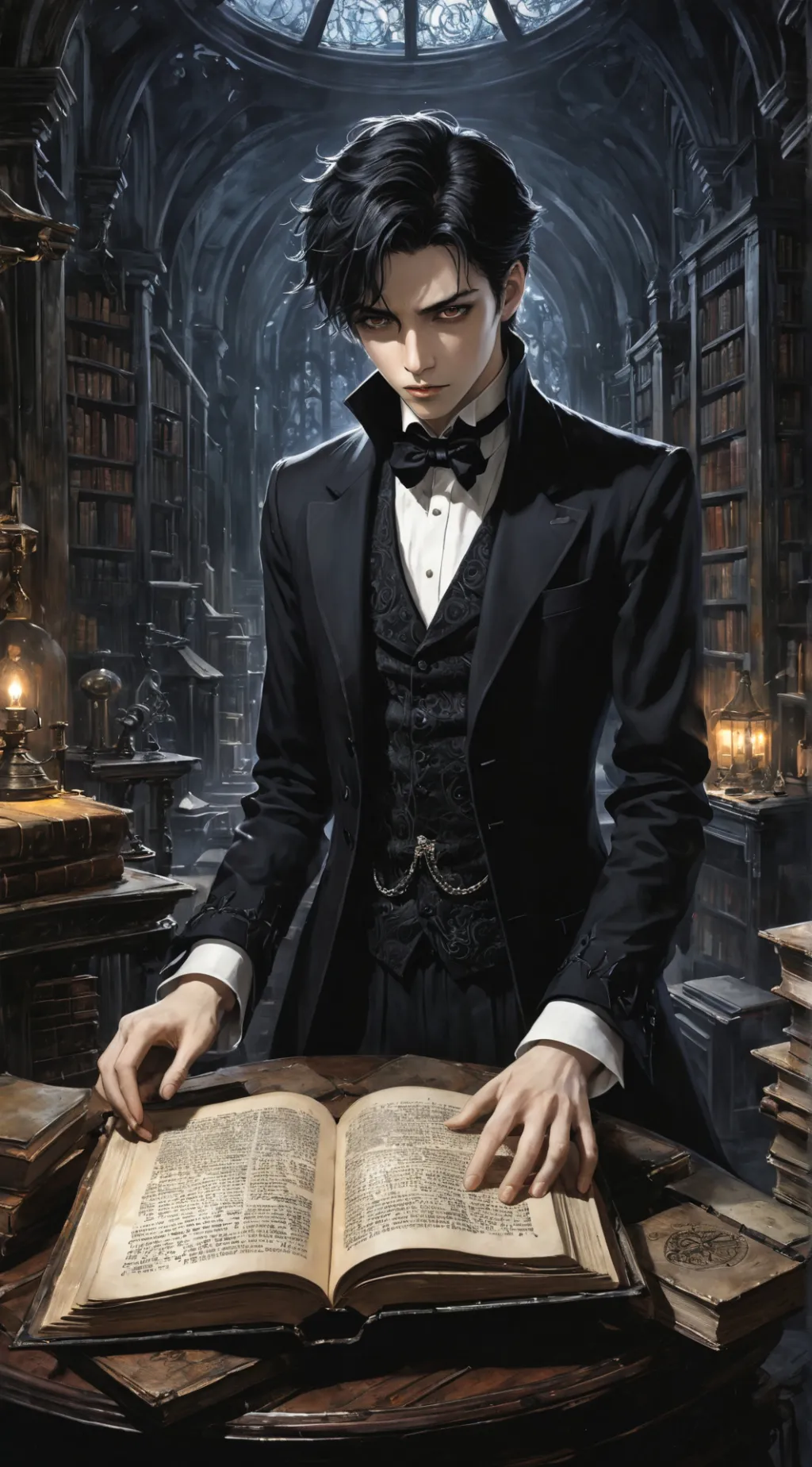 ai character: Lucien background