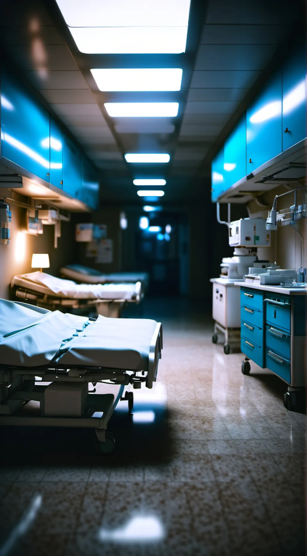 ai character: hospital background