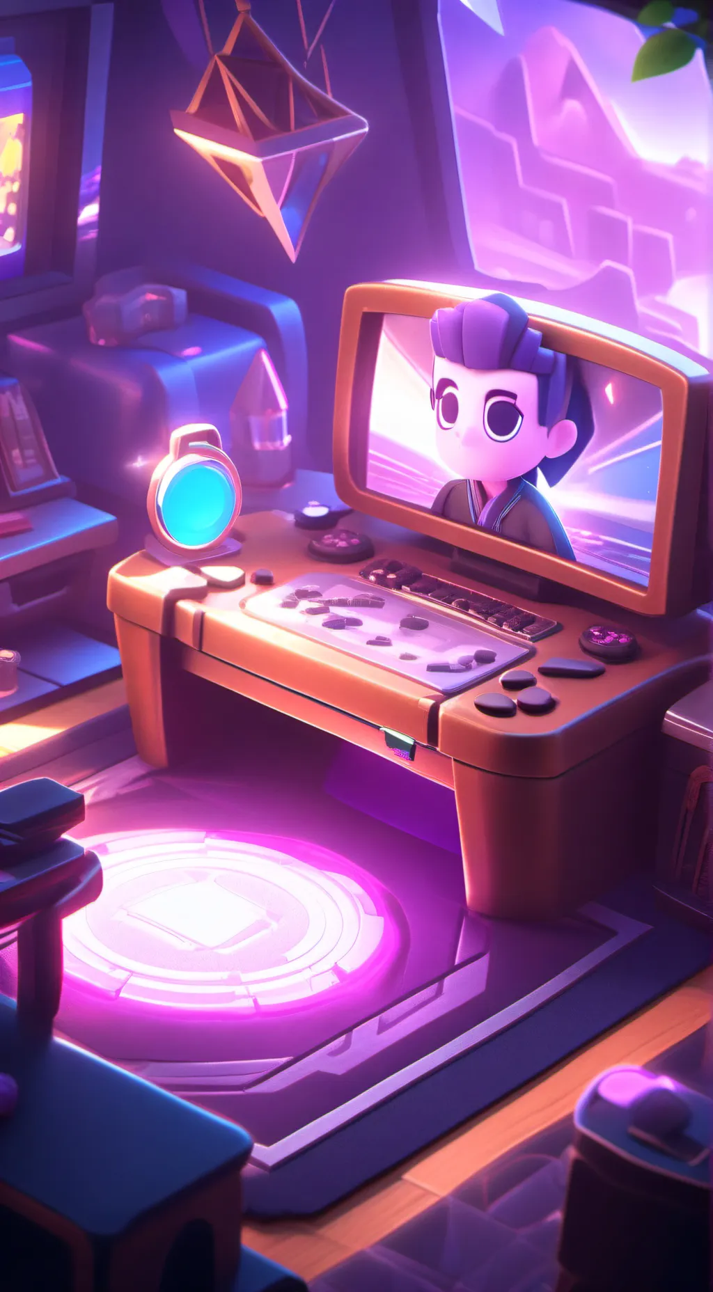 ai character: Rizz crib...? background