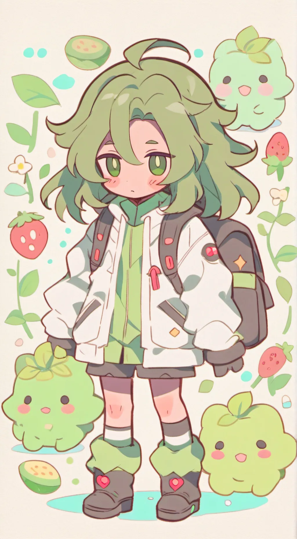 ai character: sprout background