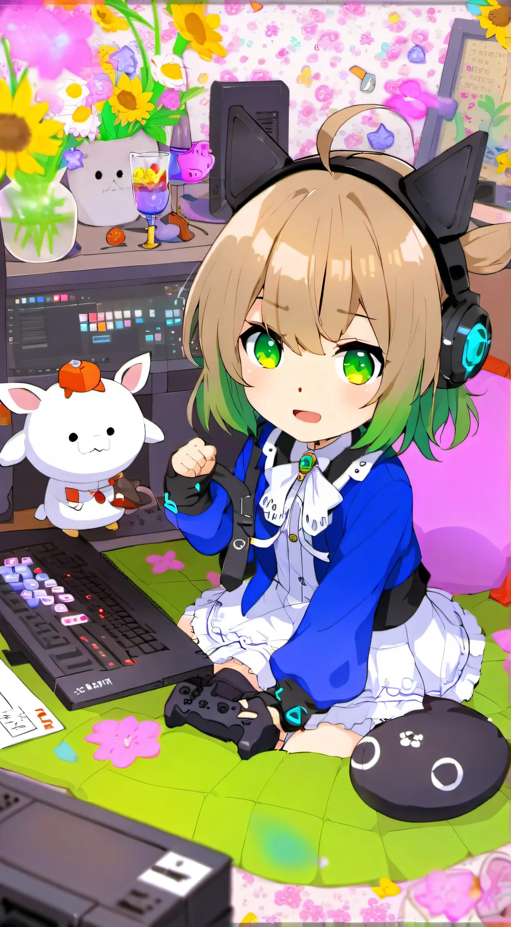 ai character: Gacha Daters background