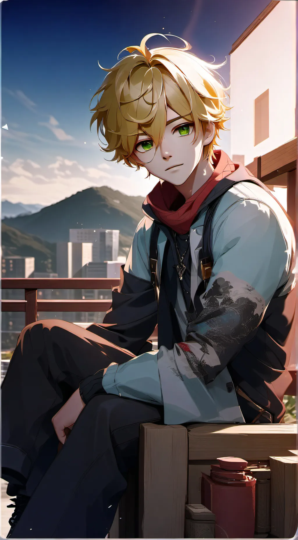 ai character: zack background