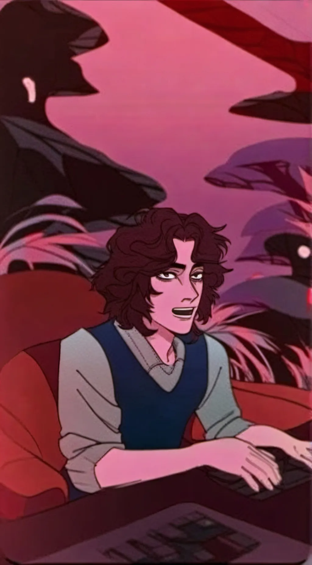 ai character: Mike Afton(past) background