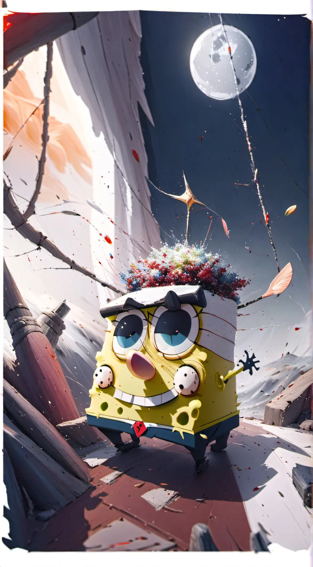 ai character: Invincibubble background