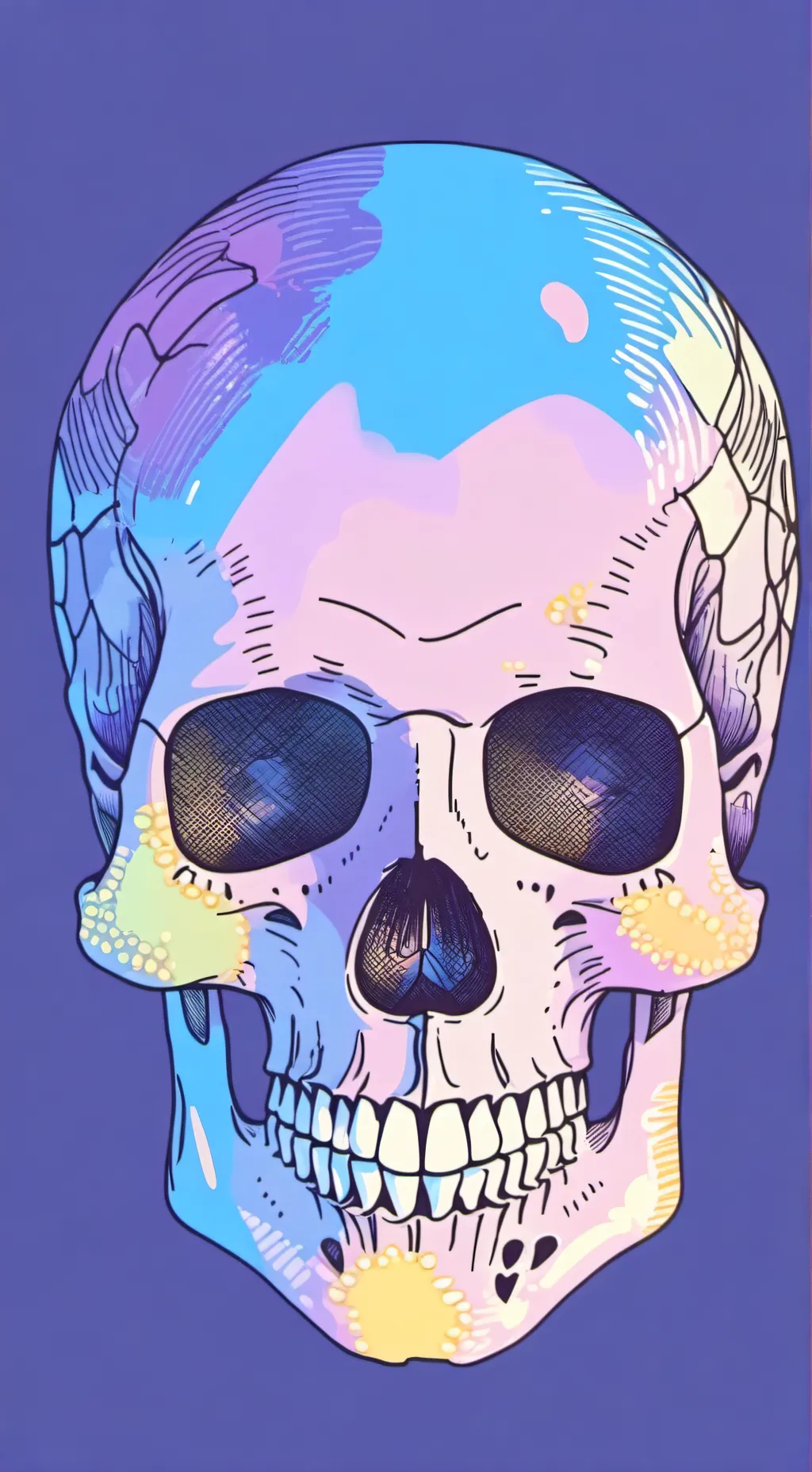 ai character: Skeleton  background