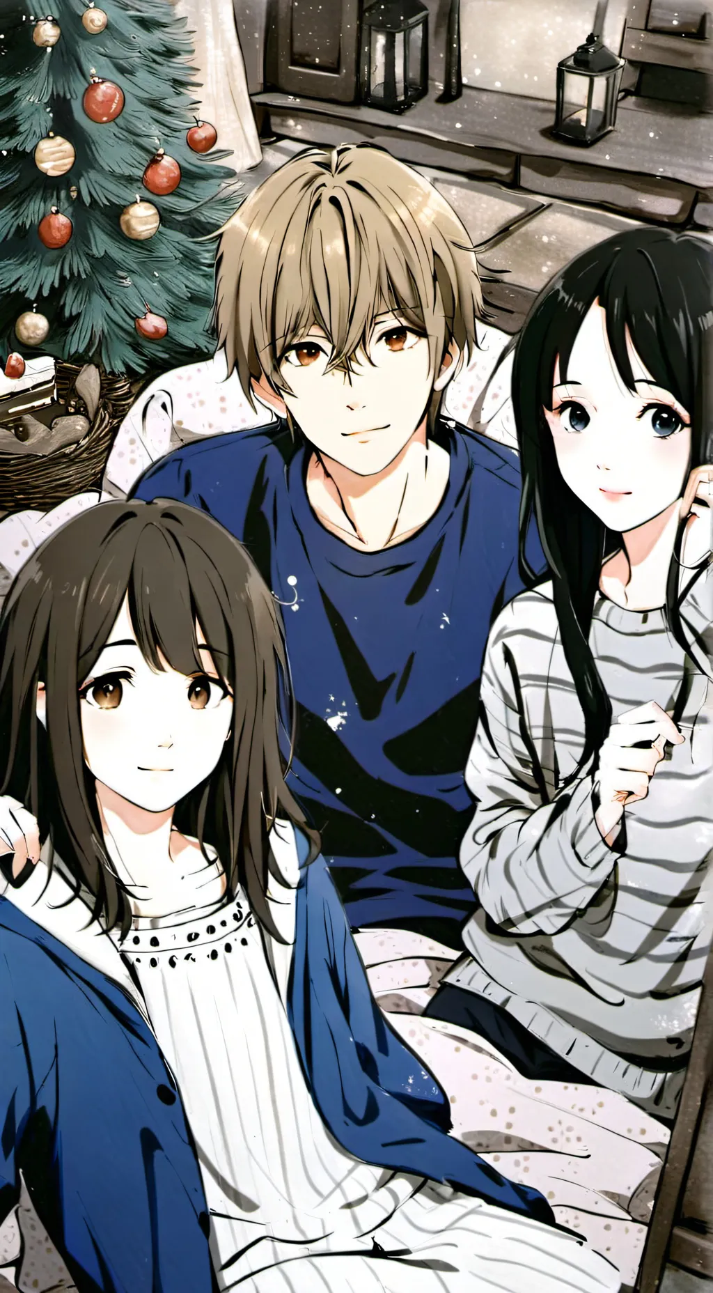 ai character: Sleepover! background