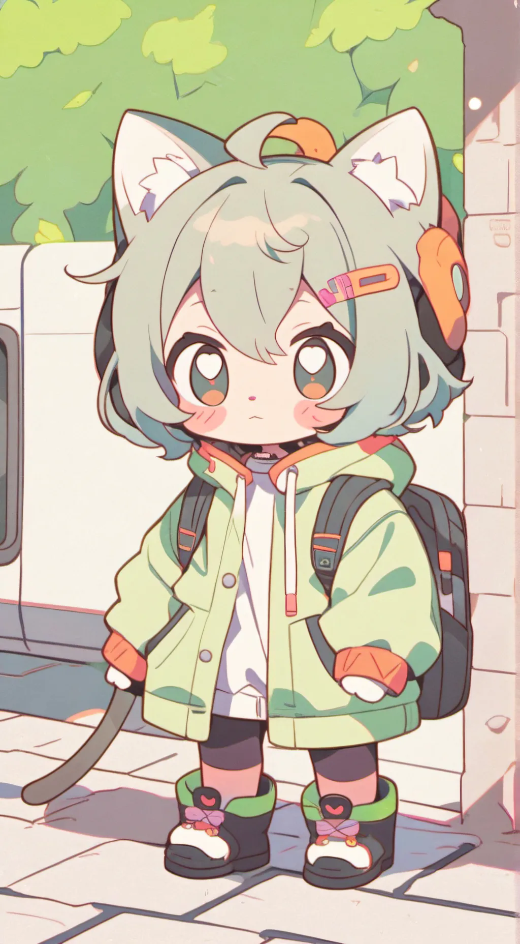 ai character: una sorpresa de 🤱 background