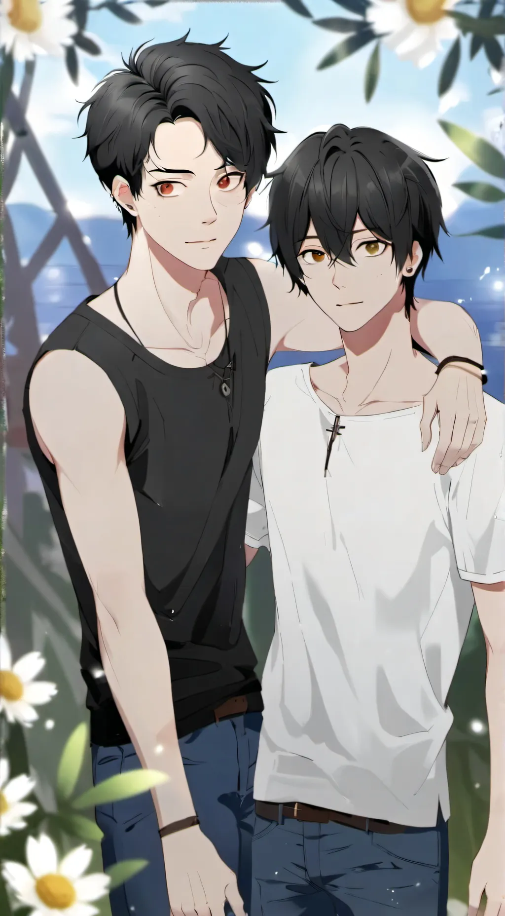 ai character: leo and Luke background