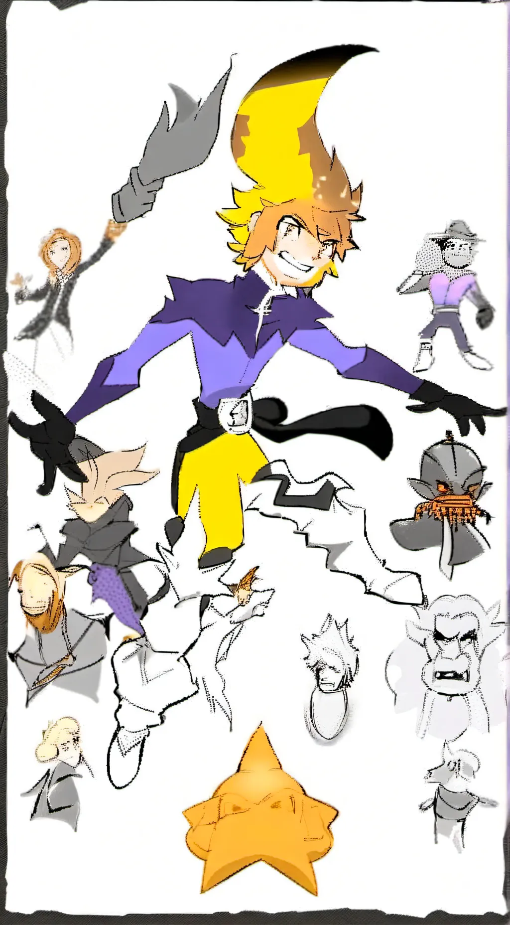 ai character: Grupo seja background