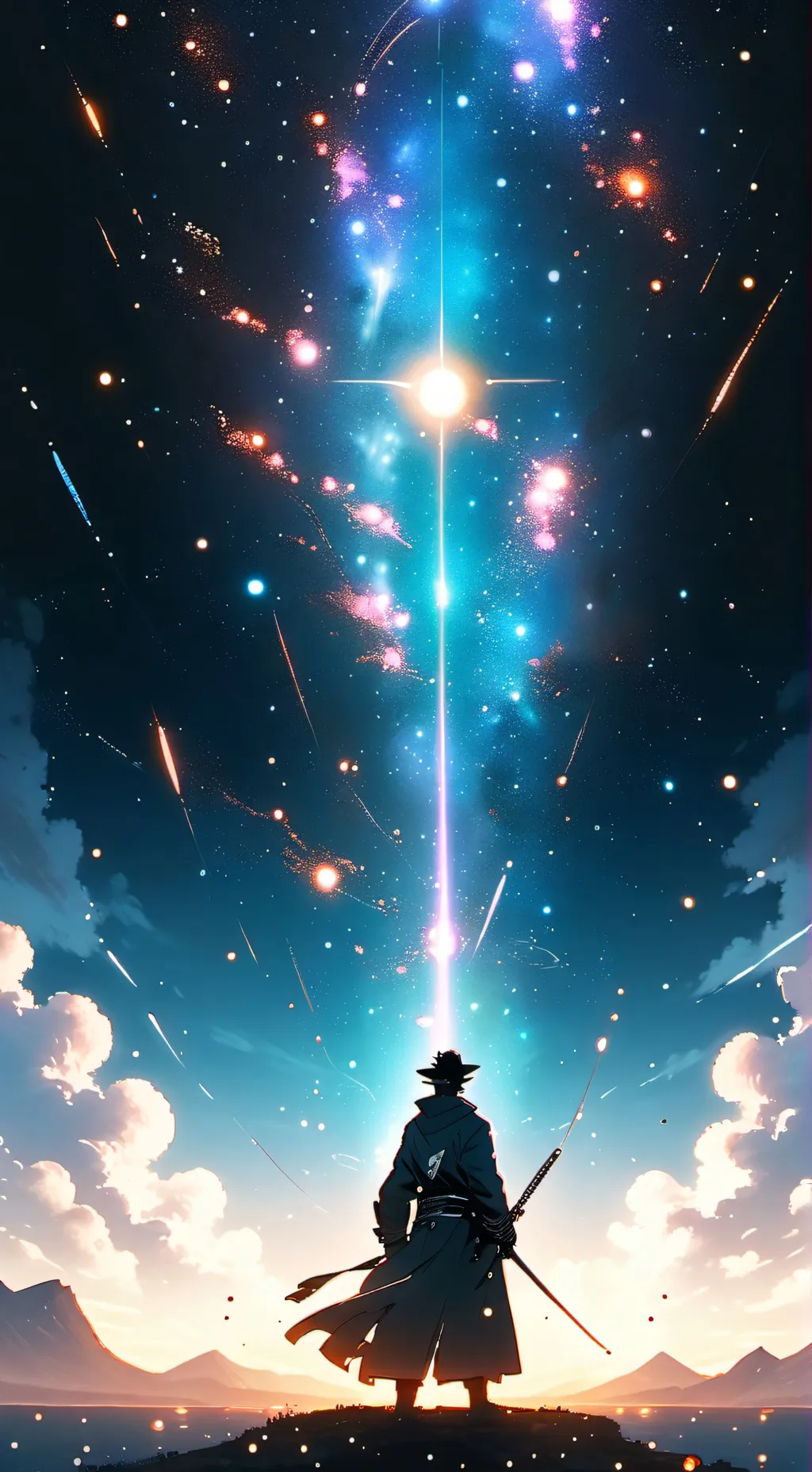 ai character: broken Titan background