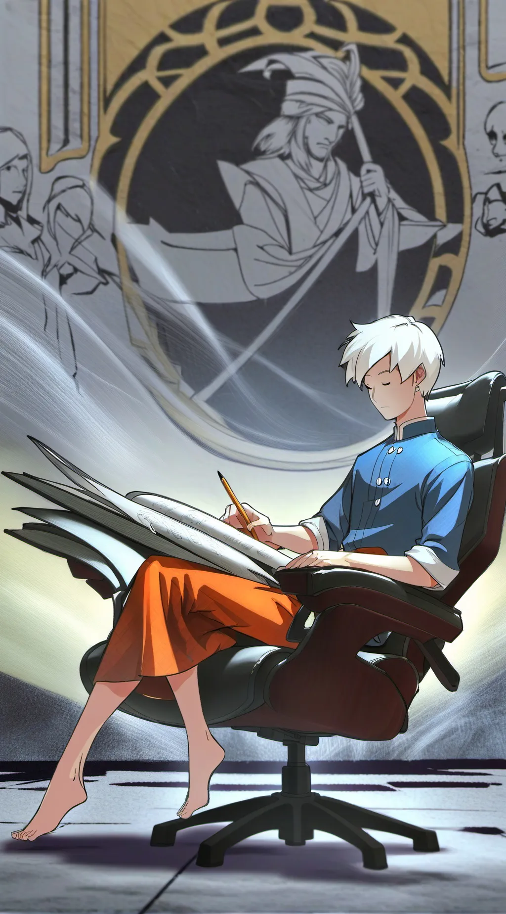 ai character: Sage background