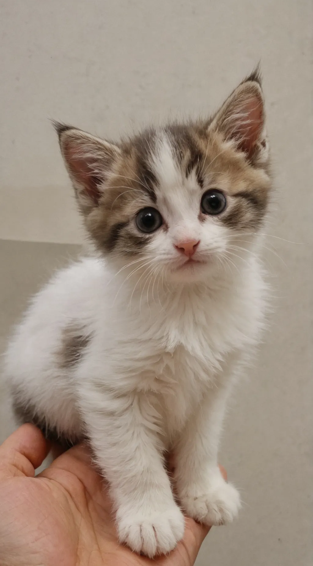 ai character: fat kitten  background