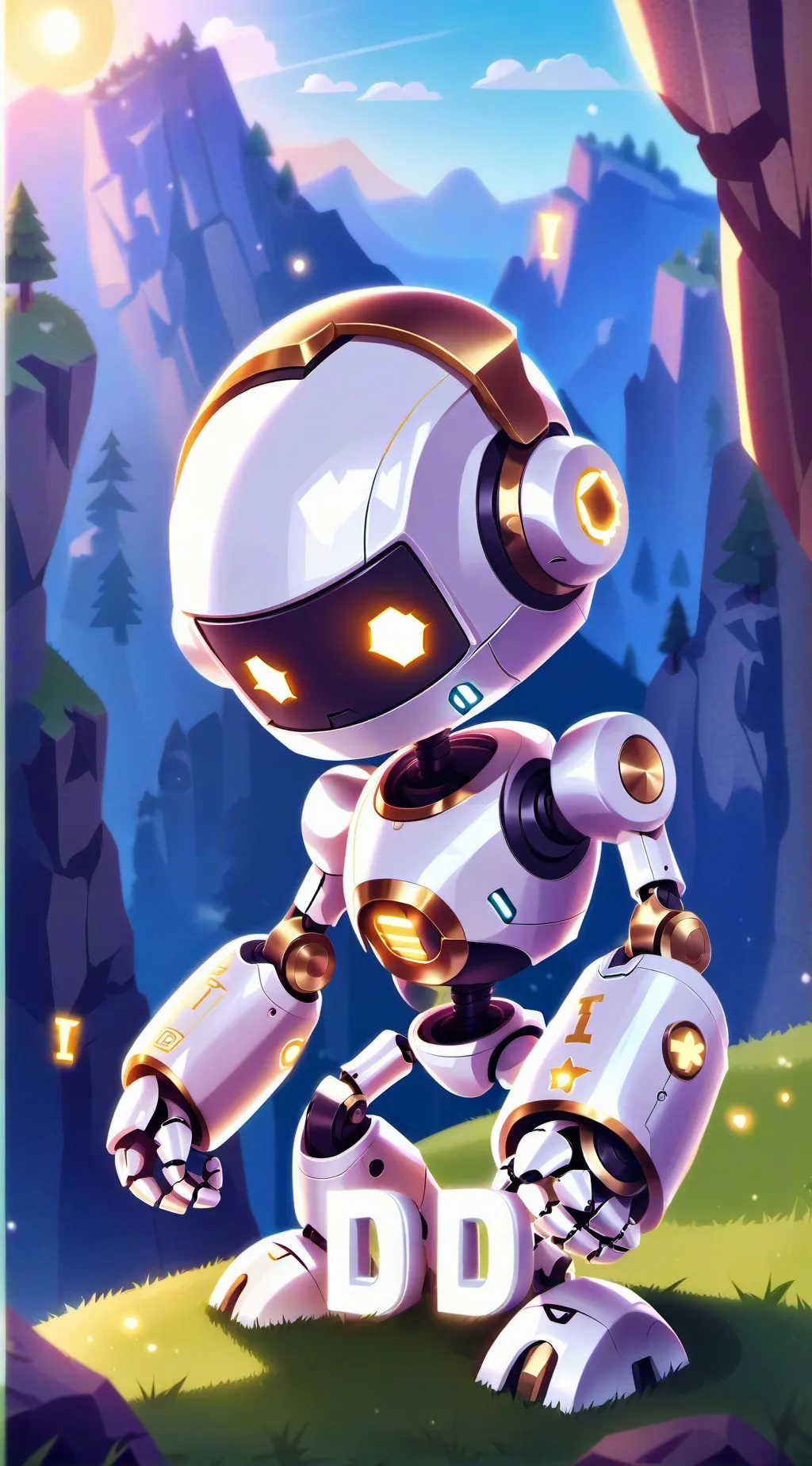 ai character: interactive day background