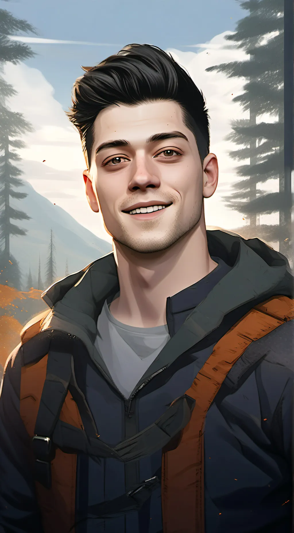 ai character: Collin Simpson background