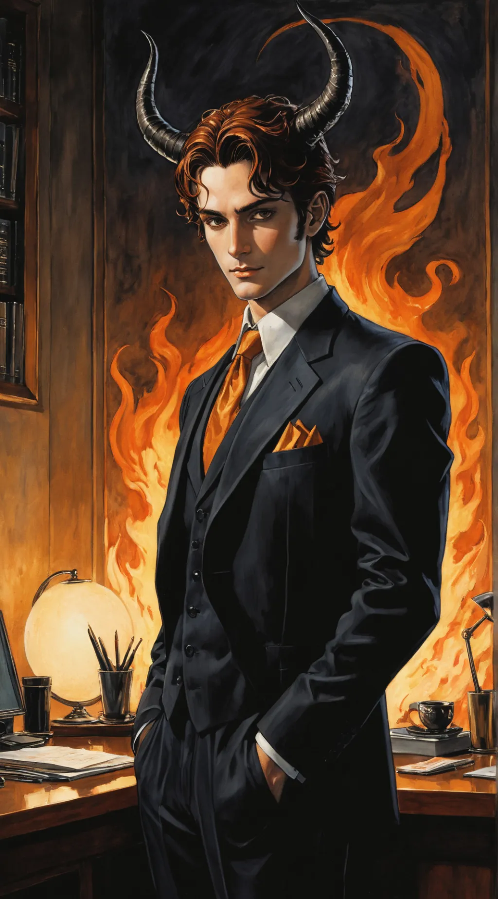 ai character: Lucien background