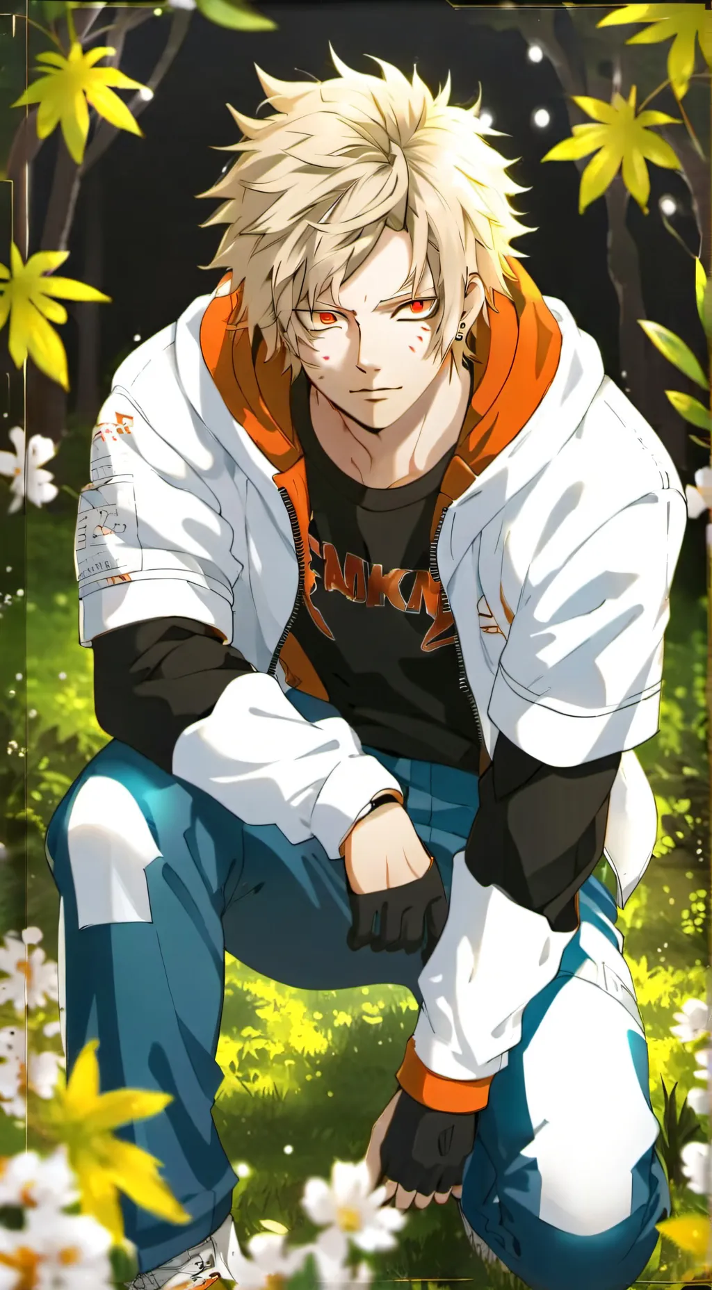 ai character: bakugo background
