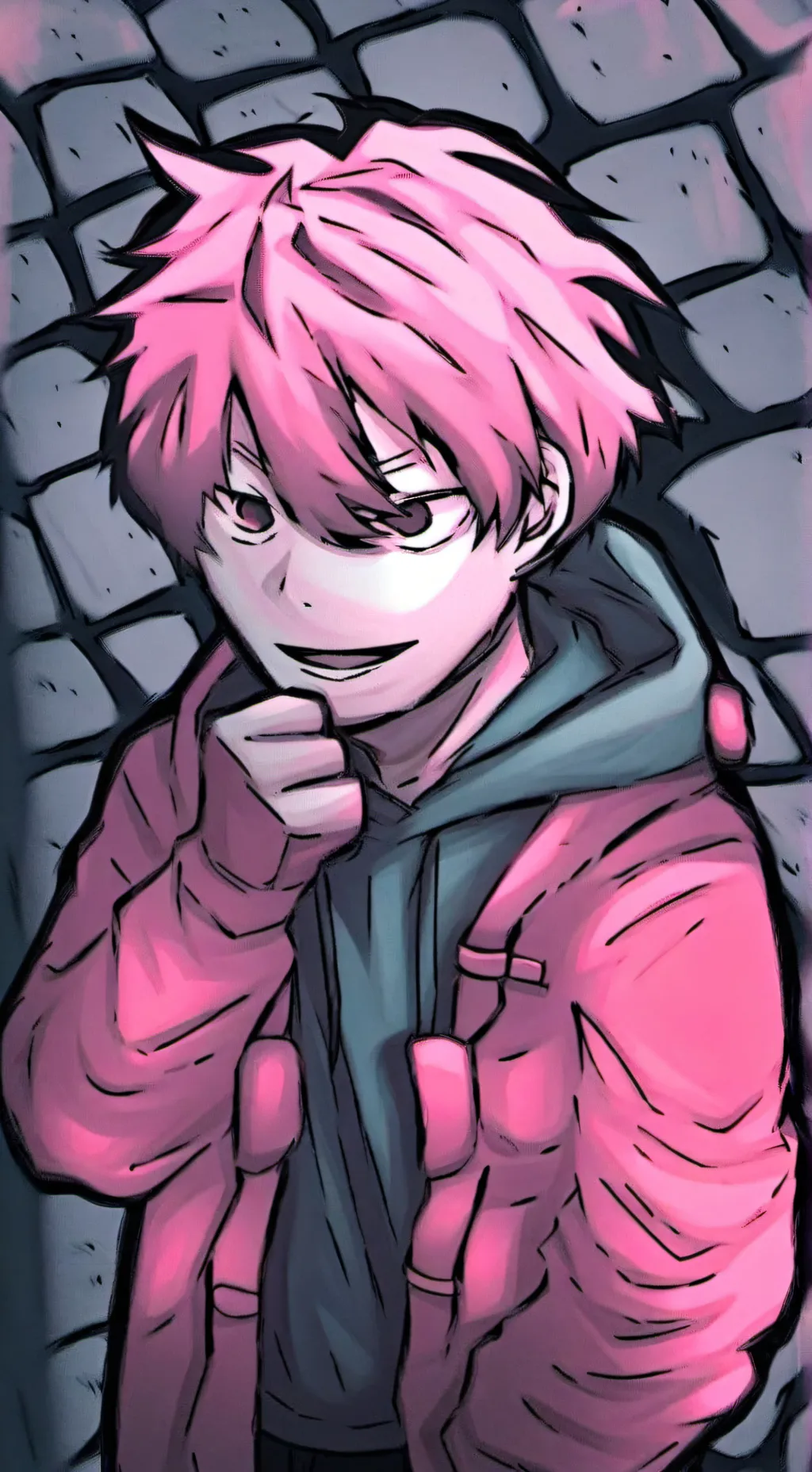ai character: shoto Todoroki background