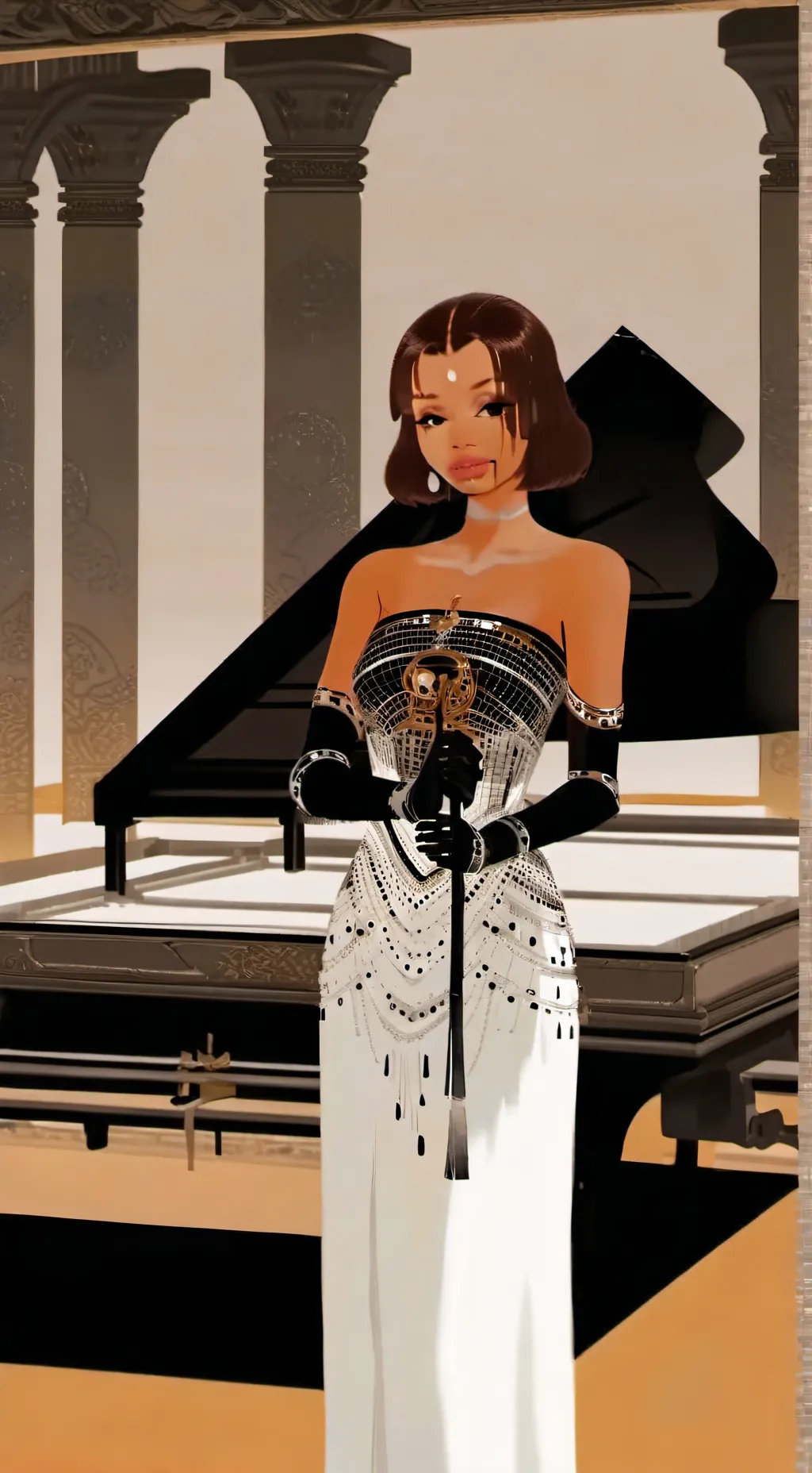 ai character: Go to comments  background