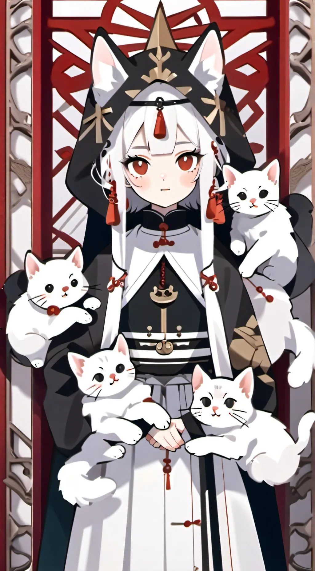 ai character: madre neko background