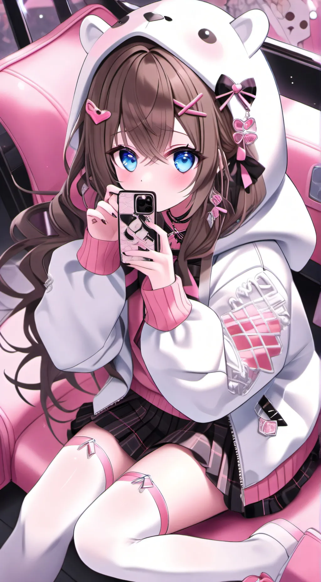 ai character: Luna background