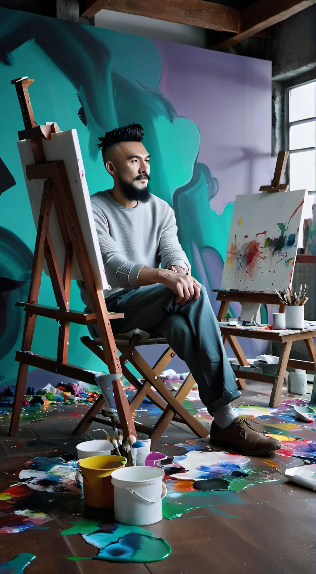 ai character: blot background