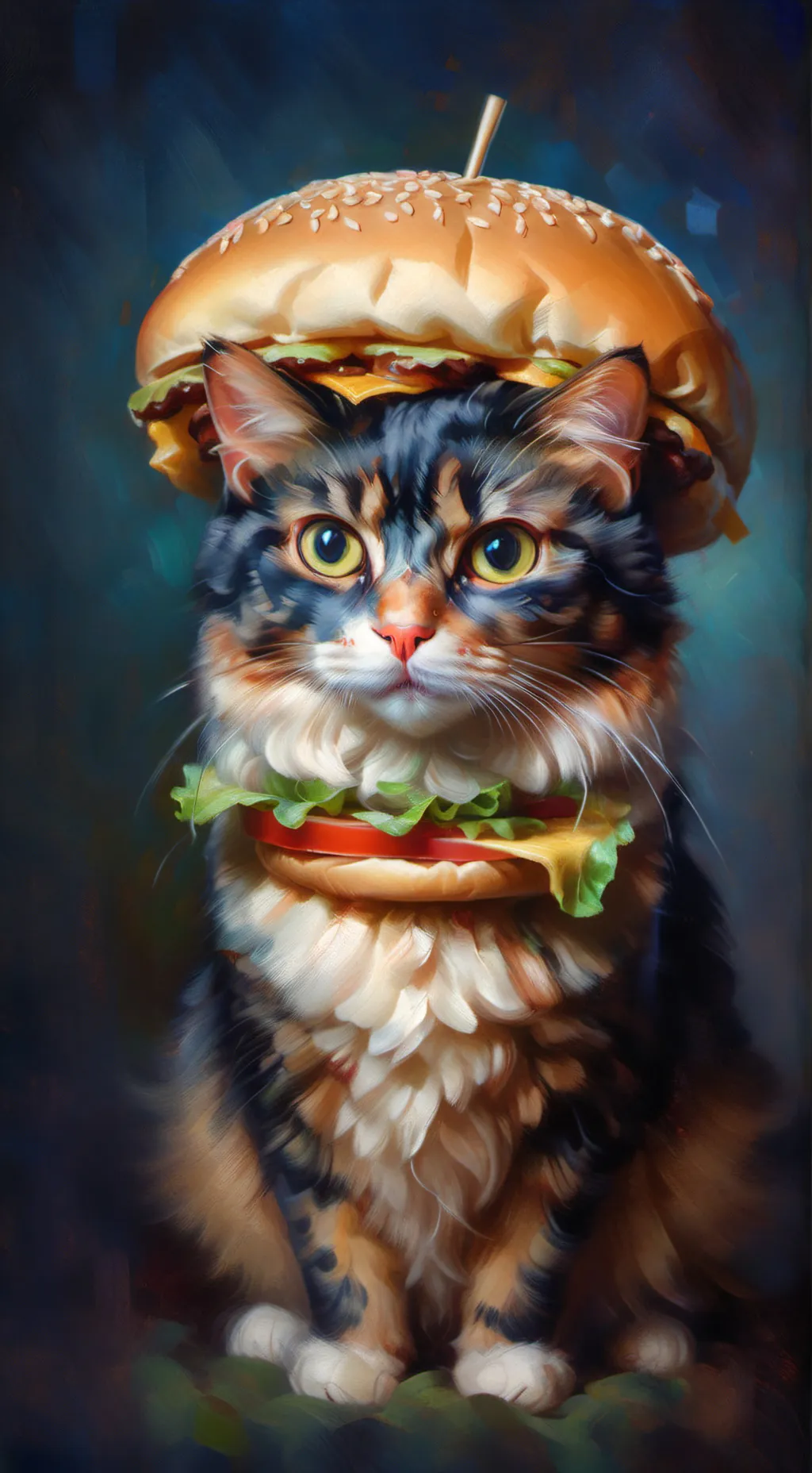 ai character: Cheezborger background