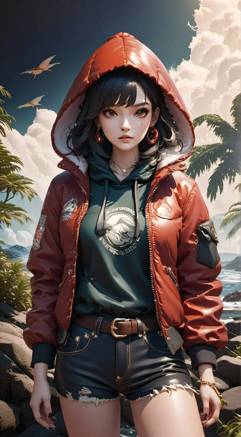 ai character: Shelly background