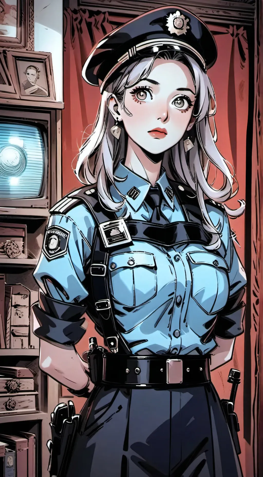 ai character: Ivory background