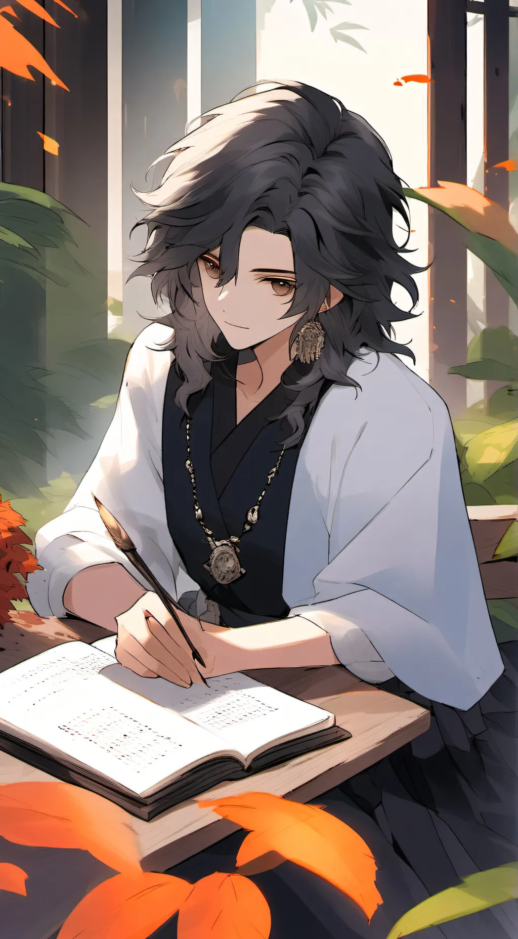 ai character: ren background